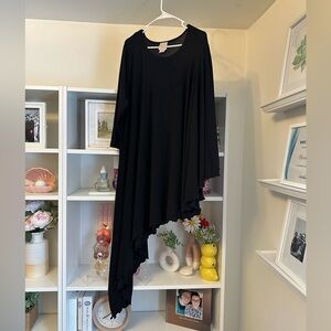 Black Asymmetrical zadie bs top